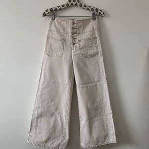 Free People Wide Leg Jeans - like new!